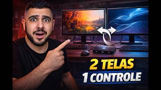 Como usar MOUSE e TECLADO em 2 COMPUTADORES ao mesmo tempo (Fácil e Rápido!) screenshot 5