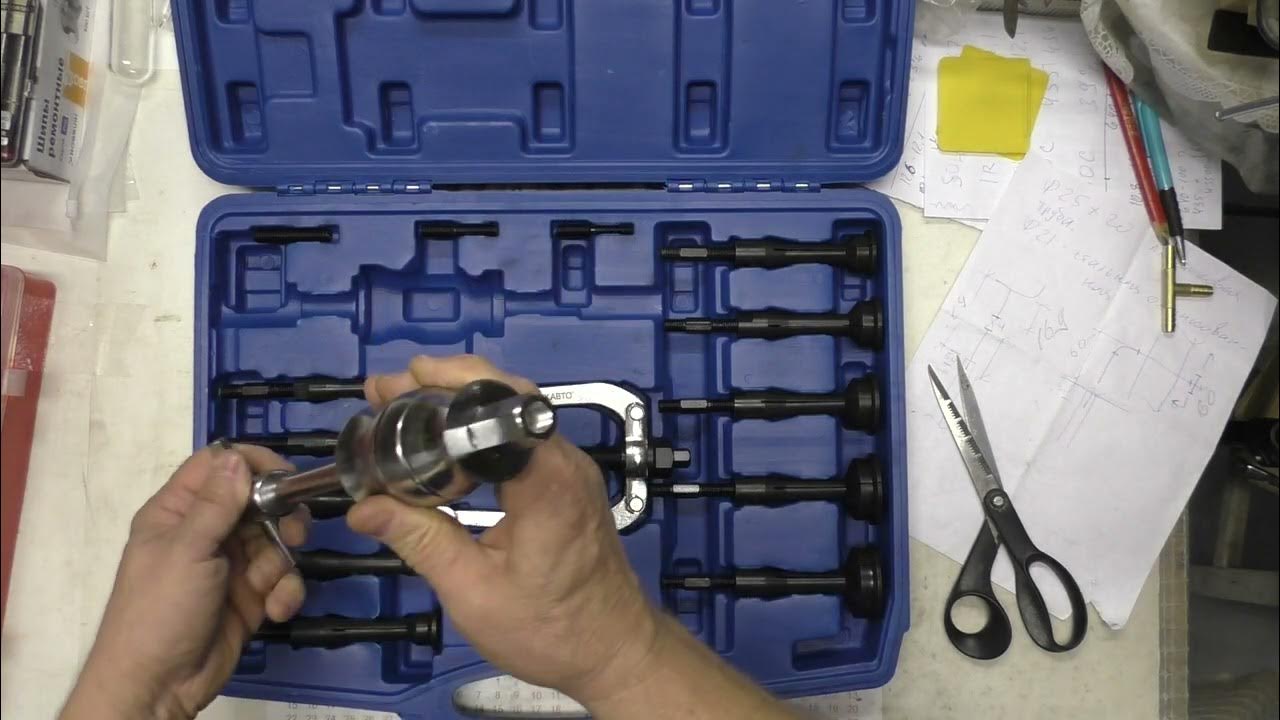 Цанговый съемник внутренних подшипников #bearing puller #轴承拉拔器 - YouTube