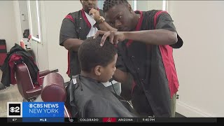 CBS New York teams up with community partners to offer back-to-school haircuts