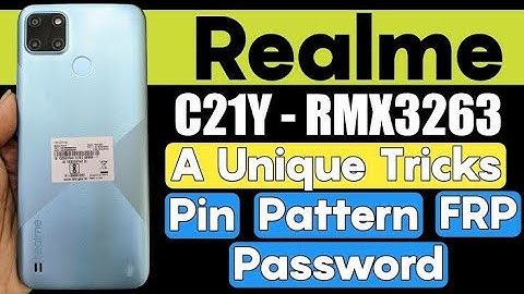 Realme c21y (RMX3263) Password and frp bypass by Unlocktools