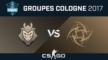 CS:GO - G2 Esports vs NiP - Cache - ESL One Cologne - Jour #1