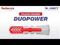 Pemasangan angkur fischer duopower  fischer group international