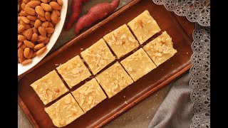 Anyone can make this Dessert ! Sweet Potato Burfi ! Yummybohrarecipes