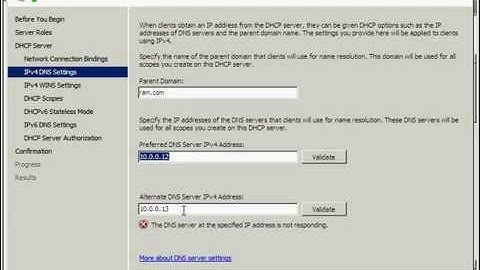 Installing & Configuring DHCP in windows server 2008 R2