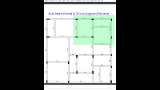 🏗️ Auto Beam Extend & Trim to Adjacent Elements | Structural Drafting Tutorial