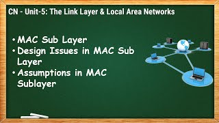 Famous 5.4 - MAC Sub Layer, Design Issues in MAC Sub Layer, Assumptions in MAC Sublayer - CN Wealth
