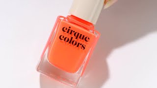 RUMOR MILL | Cirque Colors Neon Coral Crème Nail Polish