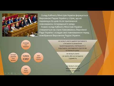 Організація роботи Кабінету Міністрів України та центр.органів викон.влади