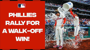 Ring the Bell! Phillies WALK IT OFF with a rally in the bottom of the 9th!