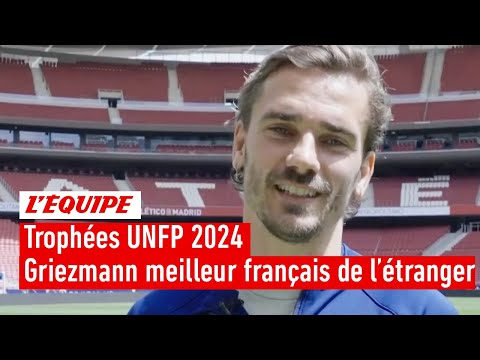 Trophées UNFP 2024 - Antoine Griezmann (Atletico Madrid) élu meilleur Français de l'étranger