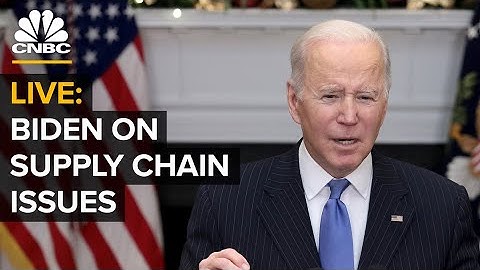 LIVE: President Joe Biden delivers remarks on supply chain amid the holiday season — 12/1/21