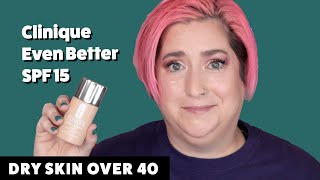 CLINIQUE EVEN BETTER MAKEUP | Dry Skin Review &amp; Wear Test