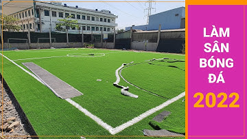 Công trình thi công sân bóng đá cỏ nhân tạo | Cỏ Nhân Tạo SG