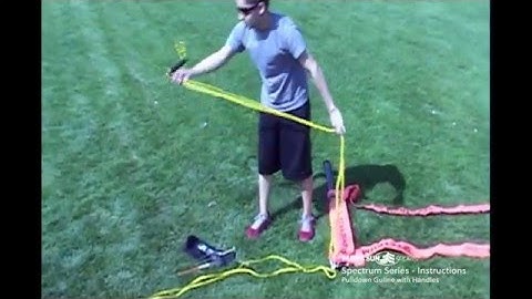 Volleyball Pulldown Guyline Instructions