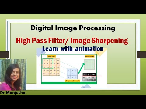 High pass filter in image processing | image sharpening - YouTube