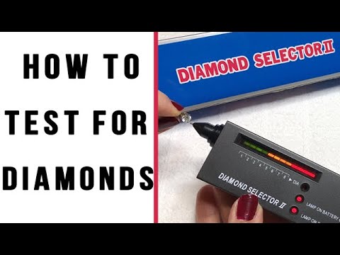 Diamond Selector 2 II Diamond Tester - HOW TO TEST FOR DIAMONDS Demo &  Instructions 