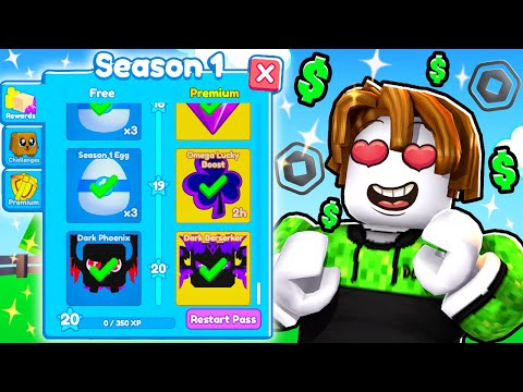 Alle 20 Tiers Season Pass Kopen In Mining Simulator 2!⛏️🤑 (Roblox)