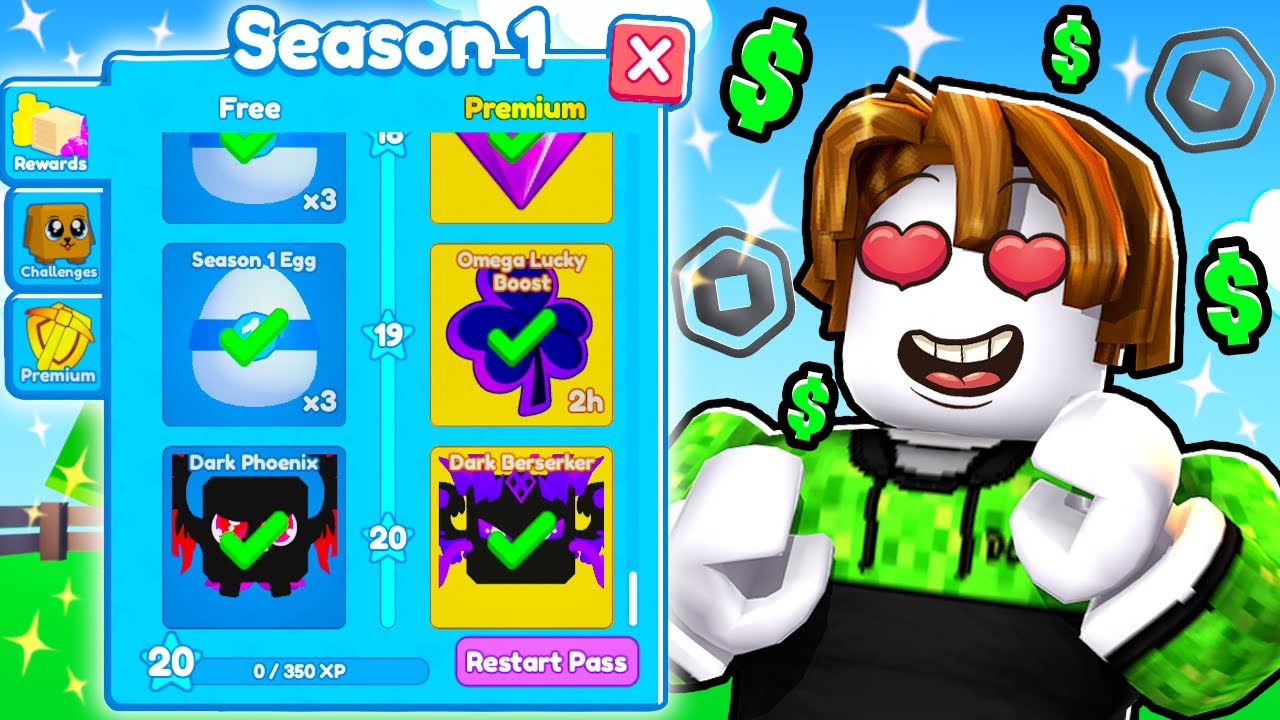 Alle 20 Tiers Season Pass Kopen In Mining Simulator 2!⛏️🤑 (Roblox)
