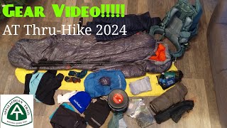 Detailed Gear Video for My 2024 Appalachian Trail Thru-Hike