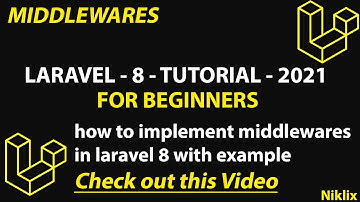 How to Implement Middleware in Laravel 8 | Middleware Laravel | Middleware Example in Laravel