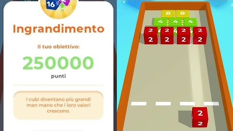 How to play 250k + growing cubes mode - Chain Cube 3D 2048 - Android Gameplay Madip1990