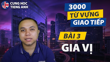 [3000 từ vựng giao tiếp] - Bài 3: Gia vị - Phù hợp cho người Việt ở Hải Ngoại