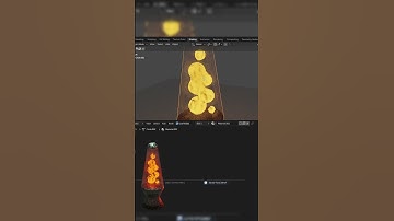 LAVA texture in blender #shorts #blender #3d #design #lava #lamp #algorithm