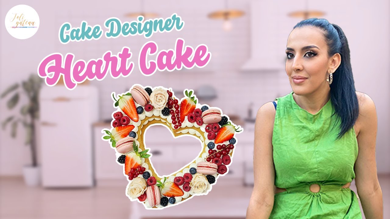CAKE DESIGN⎜Comment Faire un Heart Cake? (Étape par Étape)