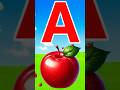 A for apple | अ से अनार | abcd | phonics song | a for apple b for ball c for cat #shorts #short