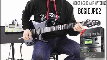 Mesa Boogie JP2C Amp Matching Pack for Mooer GE200 | Playthrough Demo (Bogie JPC2)