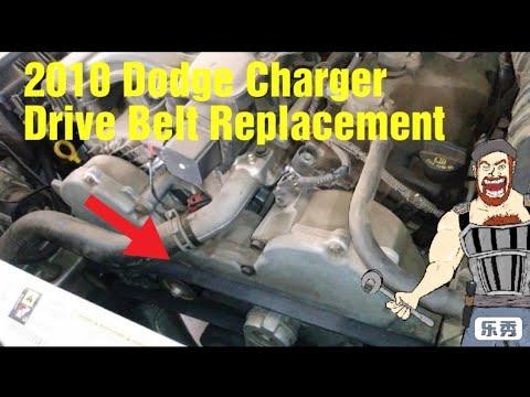 2010 Dodge Charger Drive belt replacement - YouTube