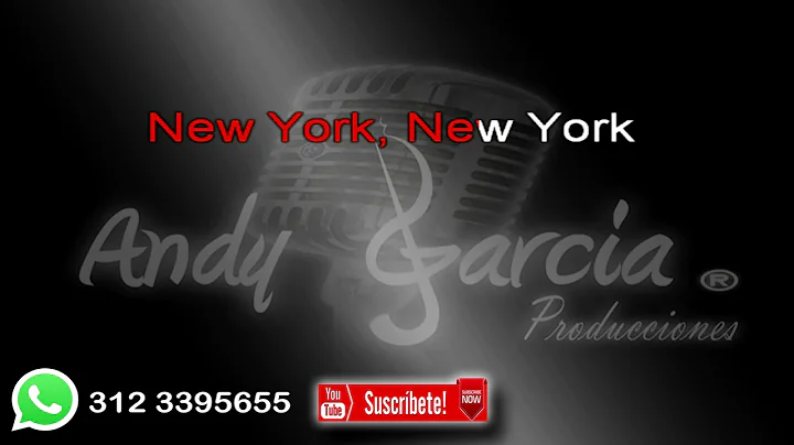 New York New york (karaoke)  Frank sinatra - G KEY