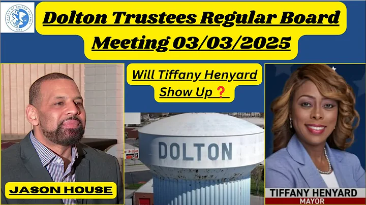 Dolton Trustees Regular Board Meeting 03/03/2025