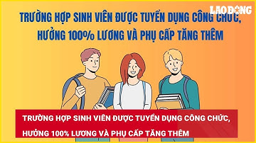 Trường hợp sinh viên được tuyển dụng công chức, hưởng 100% lương và phụ cấp tăng thêm| Báo Lao Động