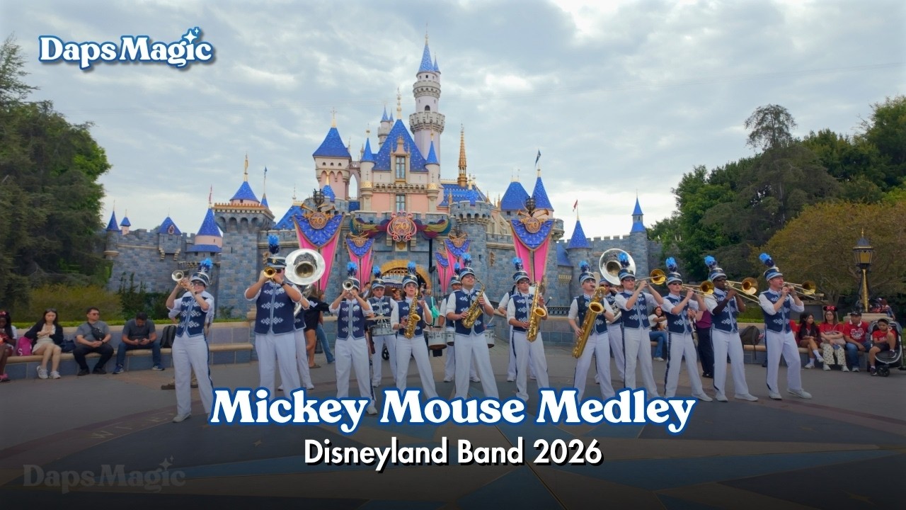 Mickey Mouse Medley | Disneyland Band | Disneyland Resort 2026 4K