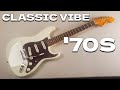 Very Stratisfying! Squier by Fender Classic Vibe '70s Stratocaster Electric Guitar in Olympic White