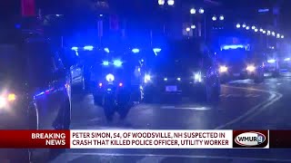 Video: Procession for Waltham, Massachusetts police officer Paul Tracey