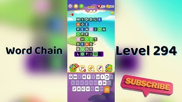 Word Chain Level 294 Answers 🔗 | Easy Solutions & Tips