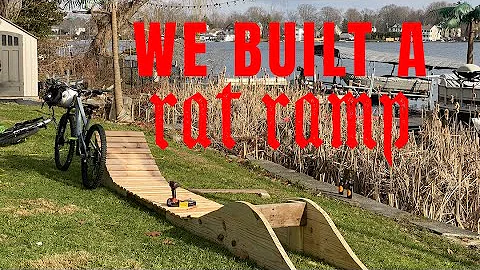 Building and Riding the Backyard Rat Ramp!