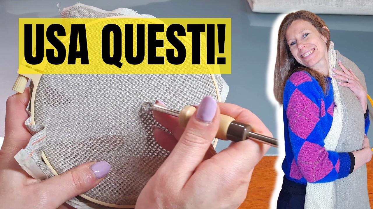 I 4 Migliori Tessuti per Punch Needle!