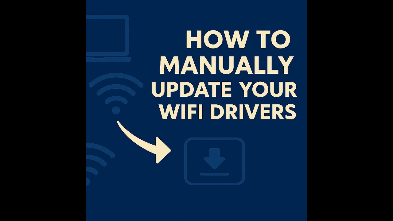 How to manually update your WiFi drivers - YouTube