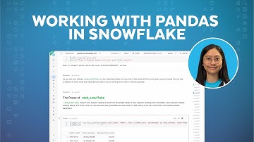 pandas On Snowflake 101: How To Work With Python Data In Snowflake