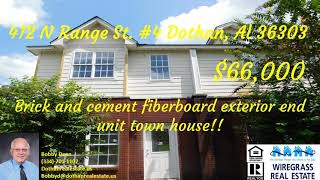 This adorable end unit townhouse is the perfect investment property in Dothan, AL.