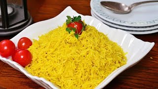 طريقة تحضير رز بسمتي . المكونات الأساسية لتجهيز الرز البسمتي