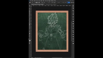 😱 I Tried The Trending Photoshop Chalk Effect #shorts