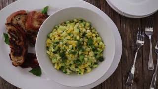 How to Make Fresh Corn and Zucchini Saute | Vegetarian Recipes | Allrecipes.com