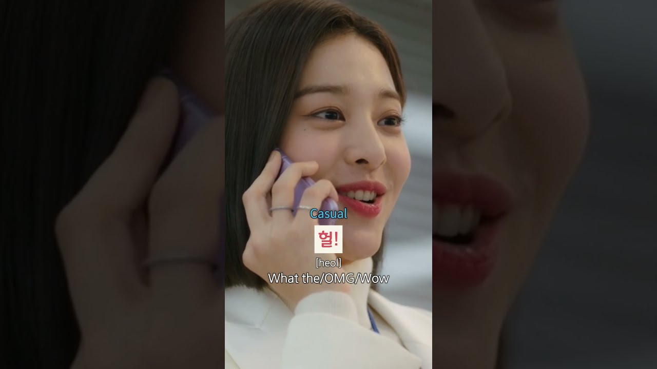  Learn Korean Phrases With K Drama Heol Slang