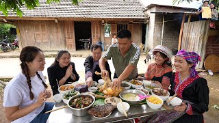 Thăm Nhà Bếp Trên Bản ở Lai Châu ăn mừng Nút Bạc và Xuyên Việt thành công cùng A Hải Sapa TV Song Hỷ