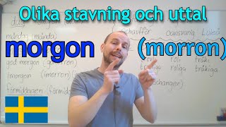 Ord med olika stavning och uttal, SFI