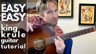 Easy Easy By King Krule Guitar Tutorial - Guitar Lessons With Stuart
